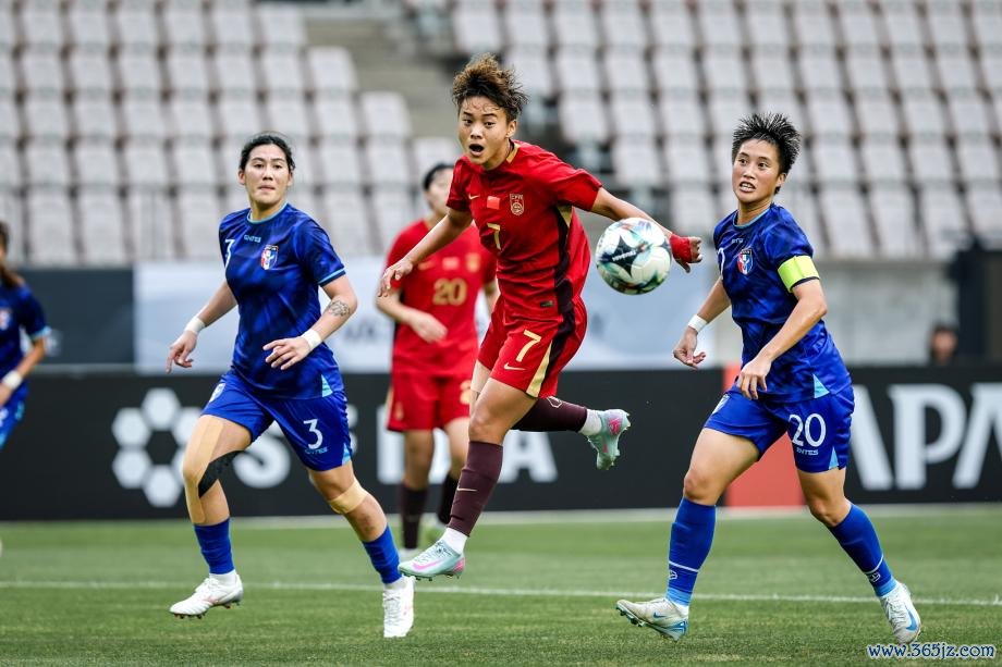 [图]东亚杯-邵子钦双响 中国女足4-2中国台北女足