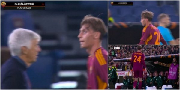 罗体：都奥尔科夫斯基不悦只踢30分钟就被换下，对首个丢球有背负